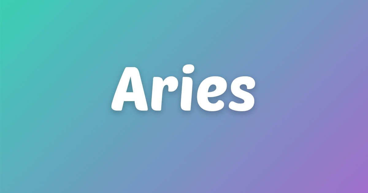 Lagu ulang tahun Aries