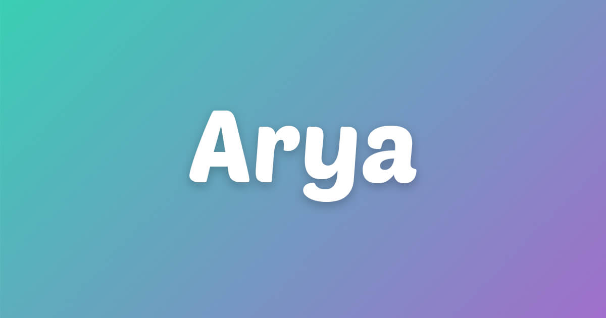 Lagu ulang tahun Arya