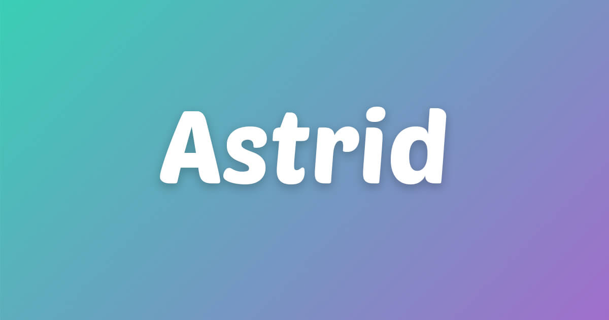 Lagu ulang tahun Astrid