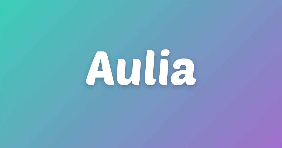 Lagu ulang tahun Aulia