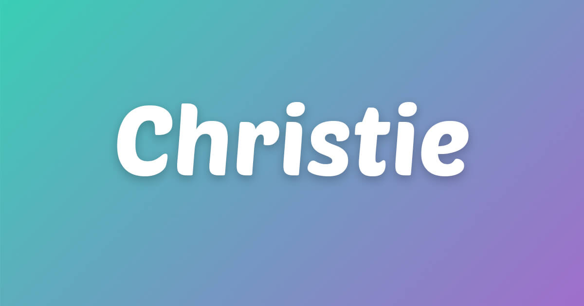 Lagu ulang tahun Christie