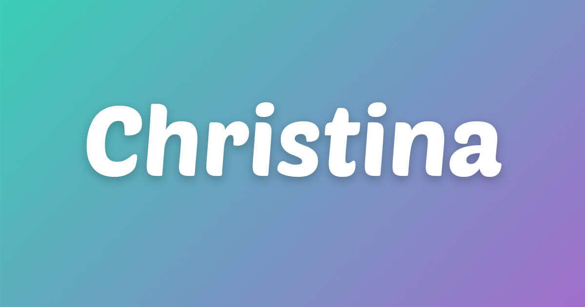 Lagu ulang tahun Christina