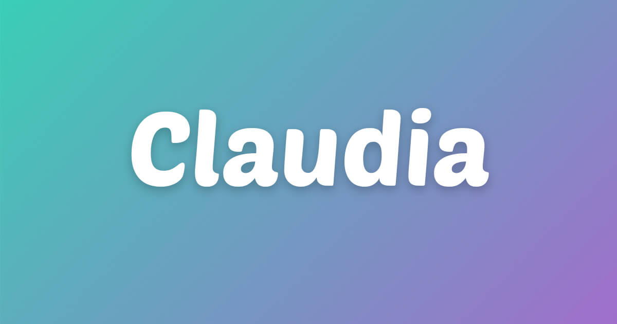 Lagu ulang tahun Claudia