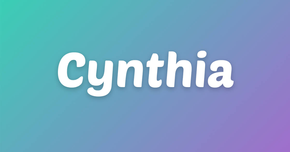 Lagu ulang tahun Cynthia