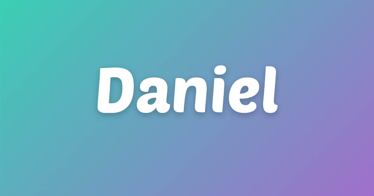 Lagu ulang tahun Daniel