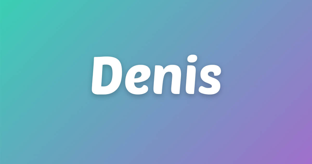 Lagu ulang tahun Denis