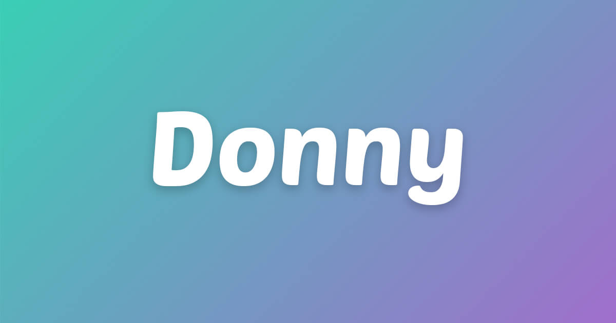 Lagu ulang tahun Donny