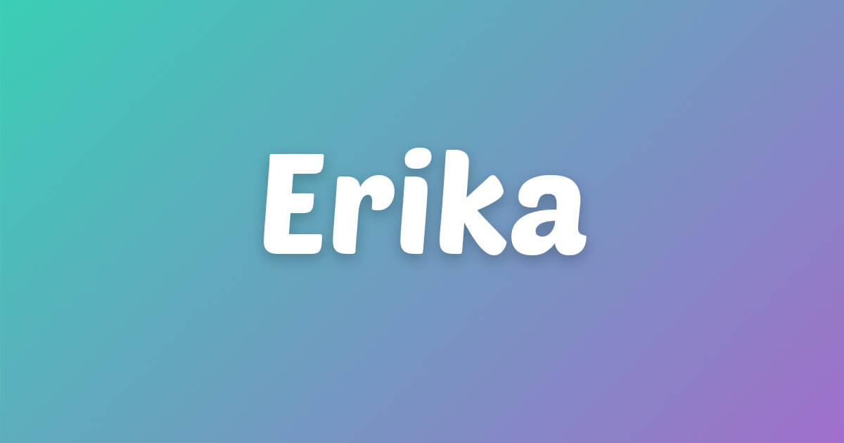 Lagu ulang tahun Erika