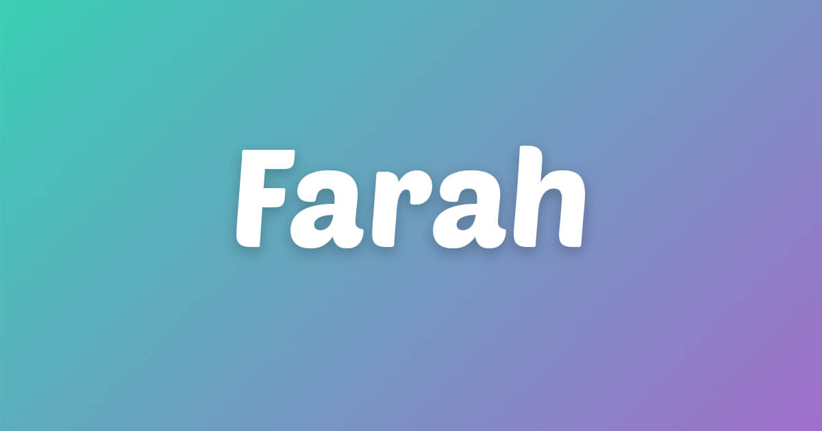 Lagu ulang tahun Farah