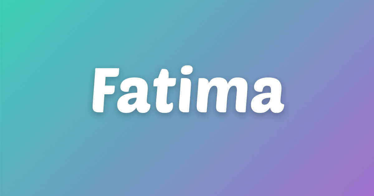 Lagu ulang tahun Fatima