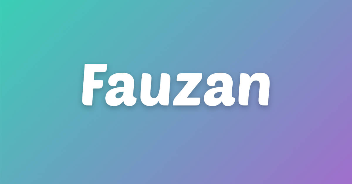 Lagu ulang tahun Fauzan