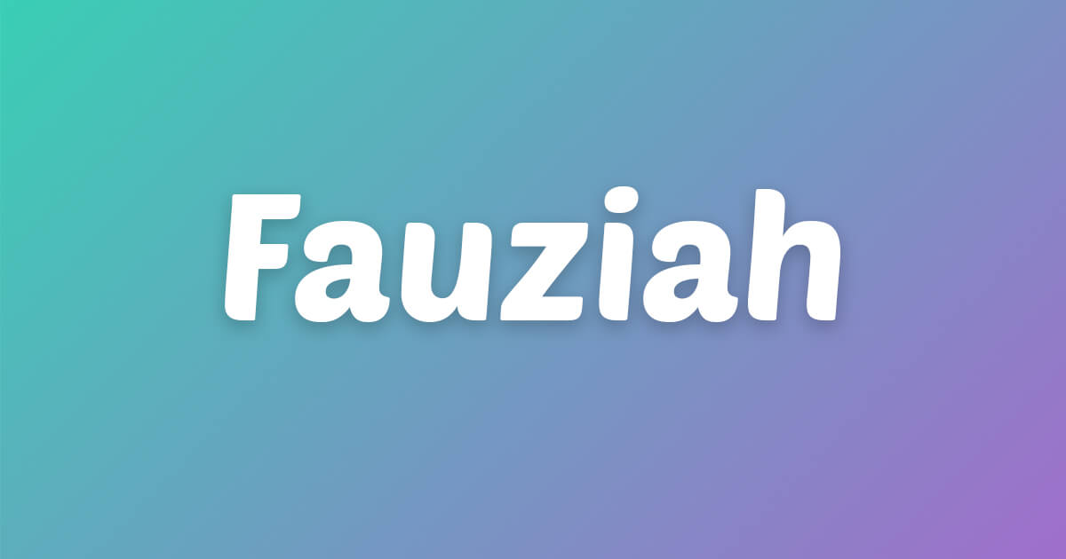 Lagu ulang tahun Fauziah