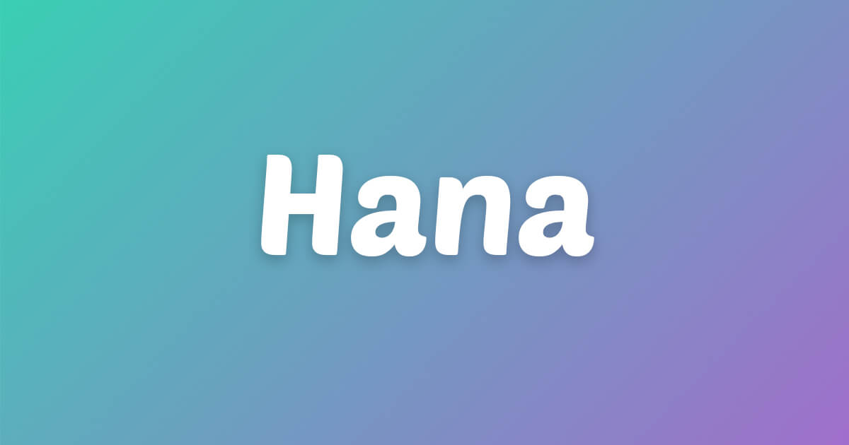 Lagu ulang tahun Hana Lagu ulang tahun Hana