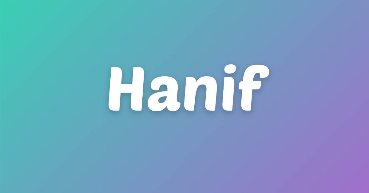 Lagu ulang tahun Hanif