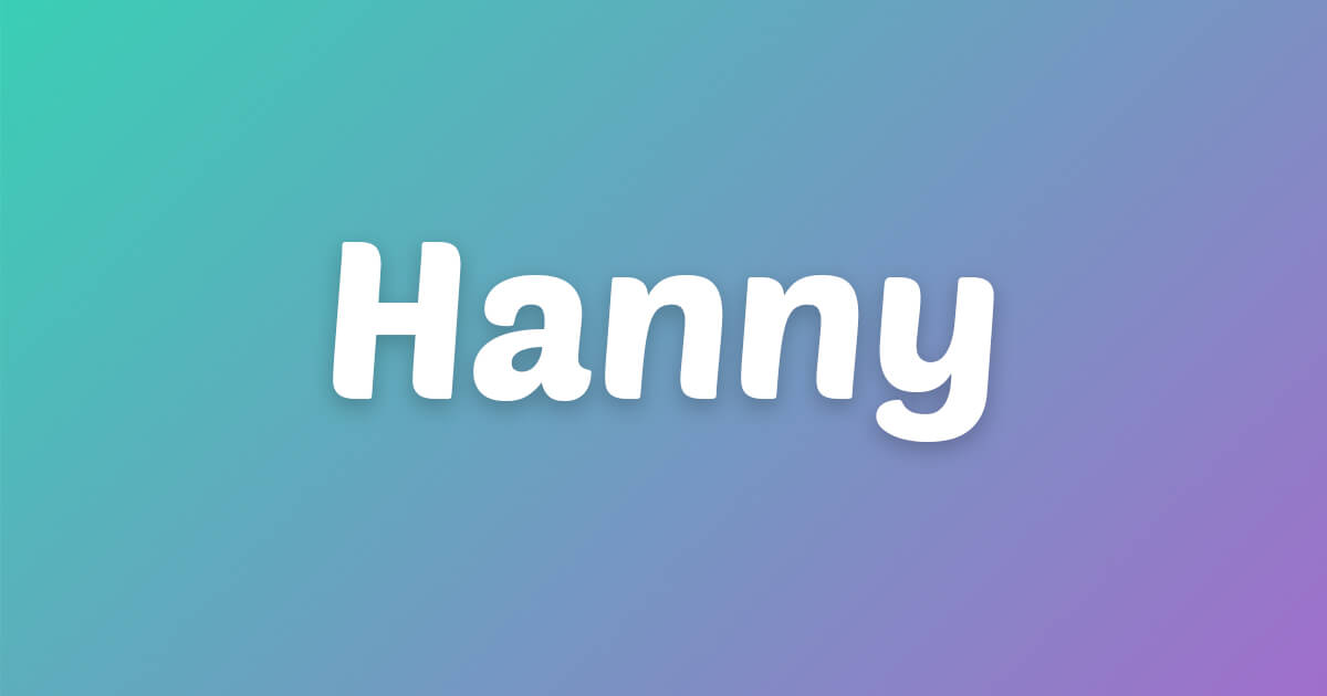 Lagu ulang tahun Hanny