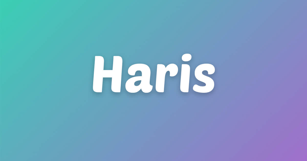 Lagu ulang tahun Haris