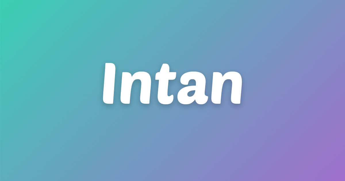 Lagu ulang tahun Intan