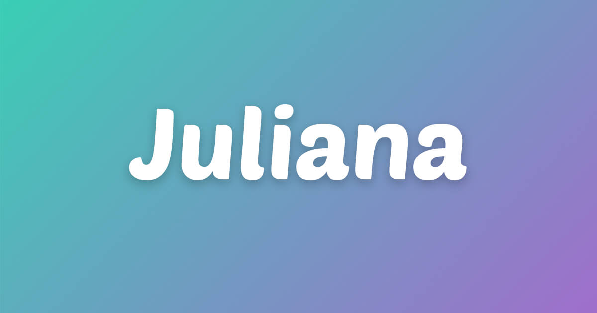 Lagu ulang tahun Juliana