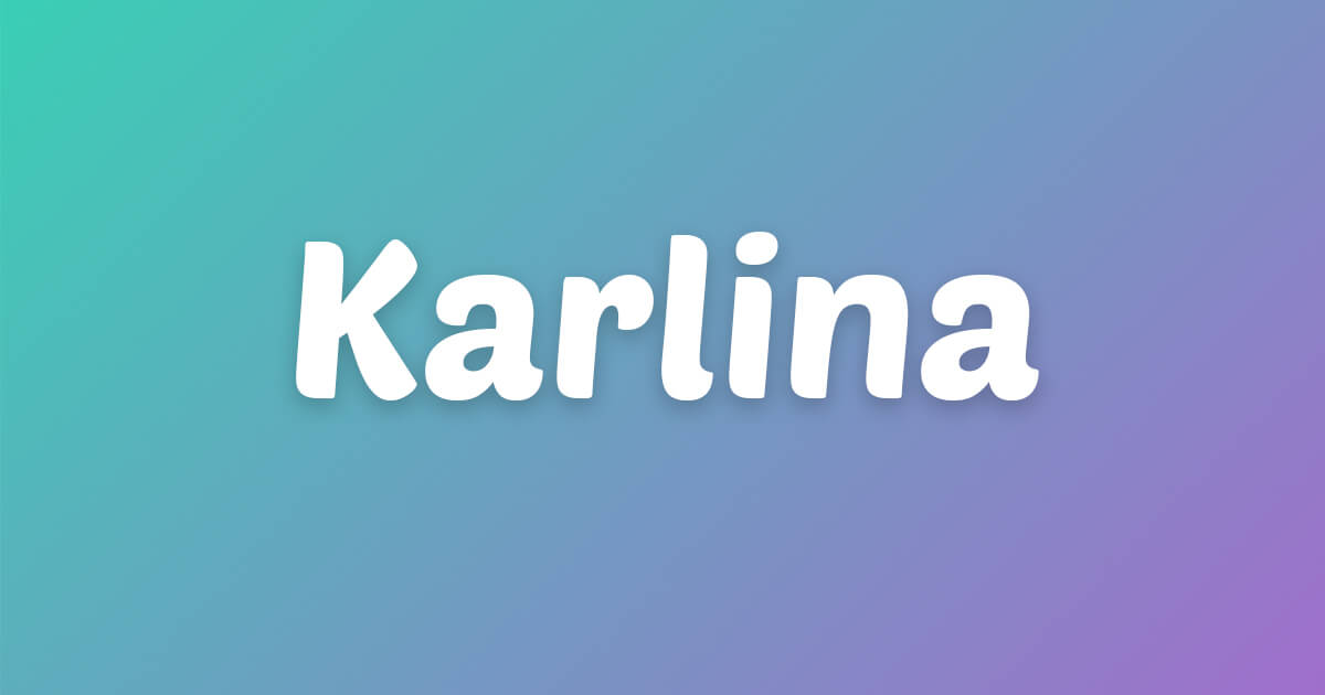 Lagu ulang tahun Karlina