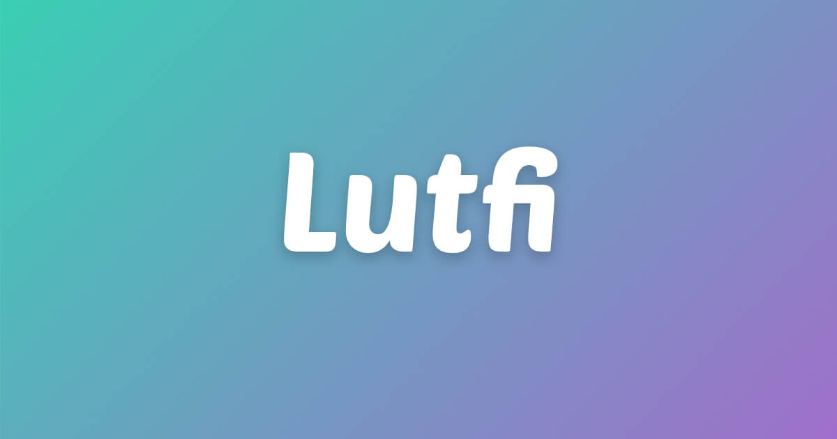 Lagu ulang tahun Lutfi