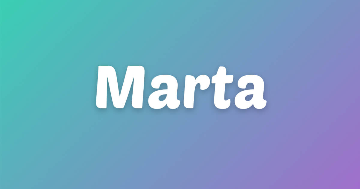 Lagu ulang tahun Marta