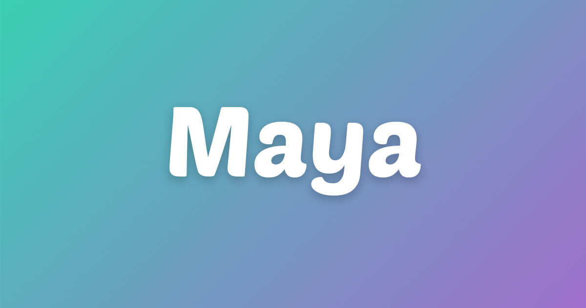 Lagu ulang tahun Maya