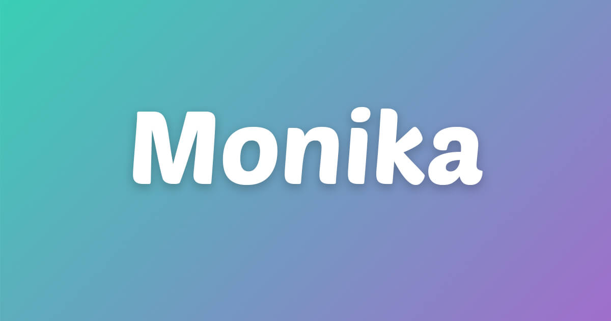 Lagu ulang tahun Monika