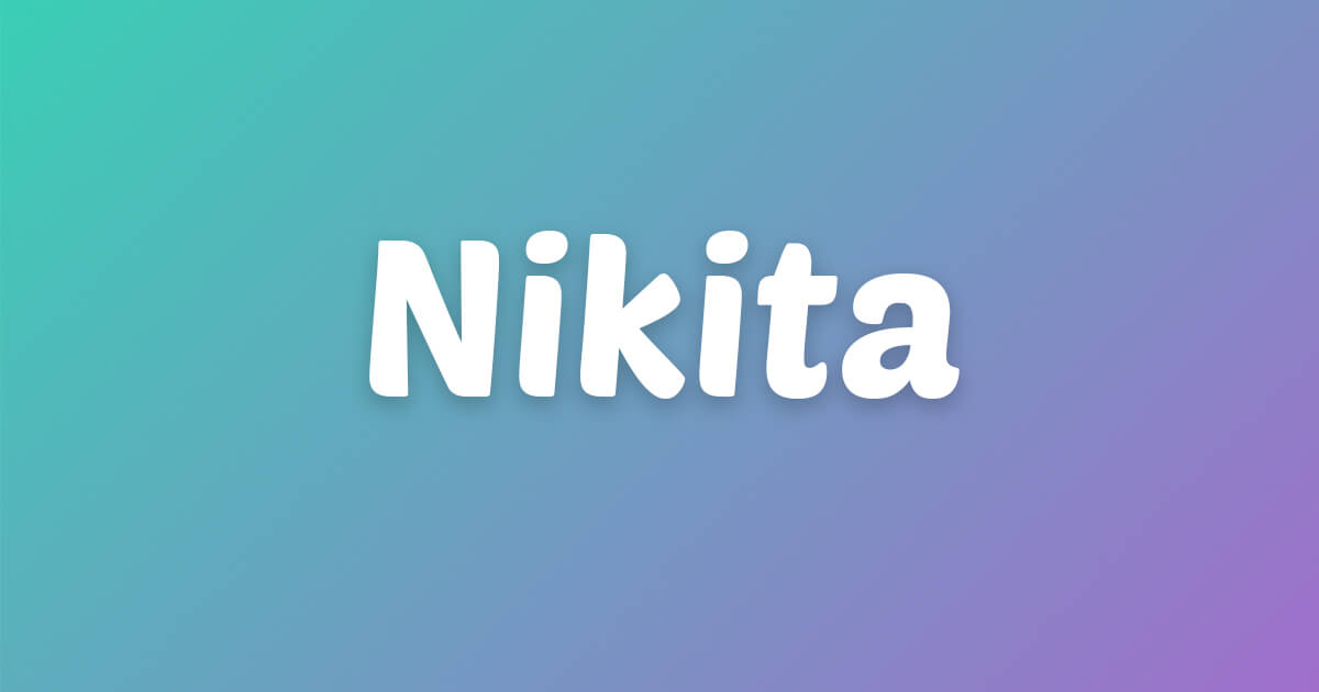 Lagu ulang tahun Nikita