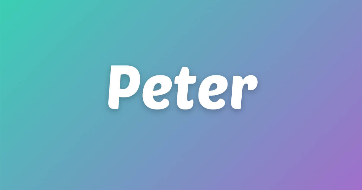 Lagu ulang tahun Peter