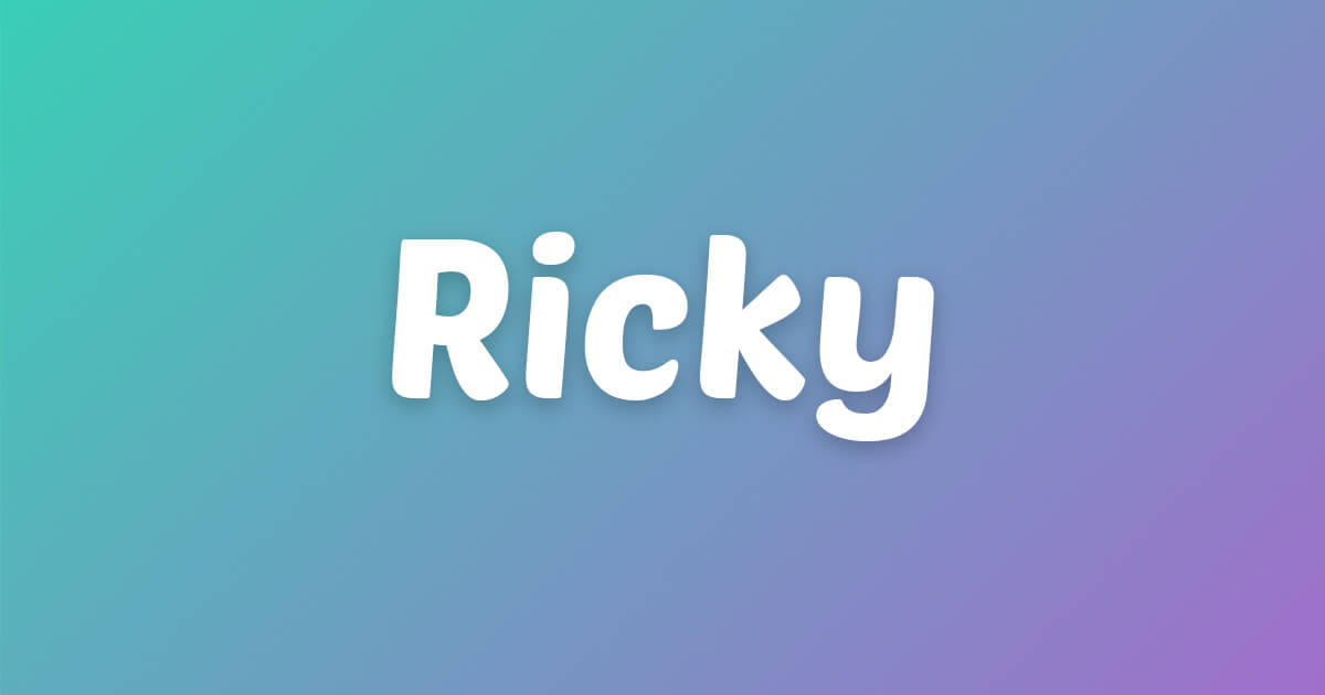 Lagu ulang tahun Ricky