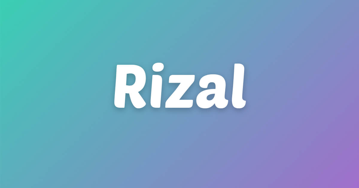 Lagu ulang tahun Rizal