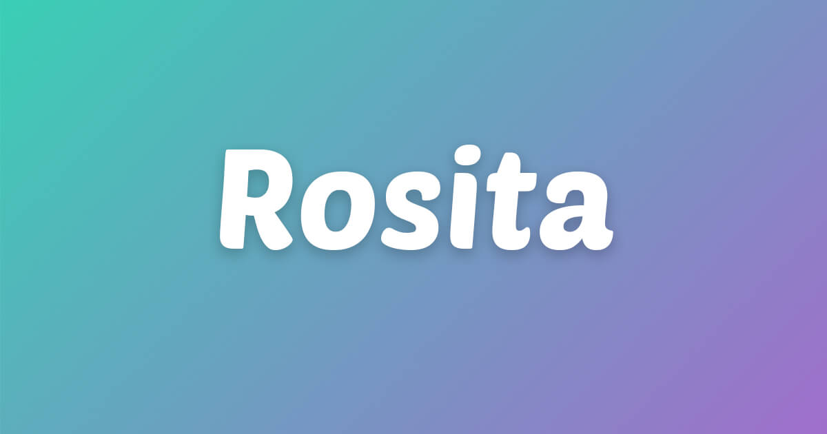 Lagu ulang tahun Rosita