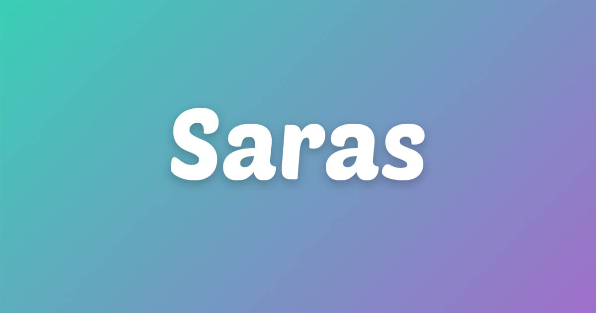 Lagu ulang tahun Saras