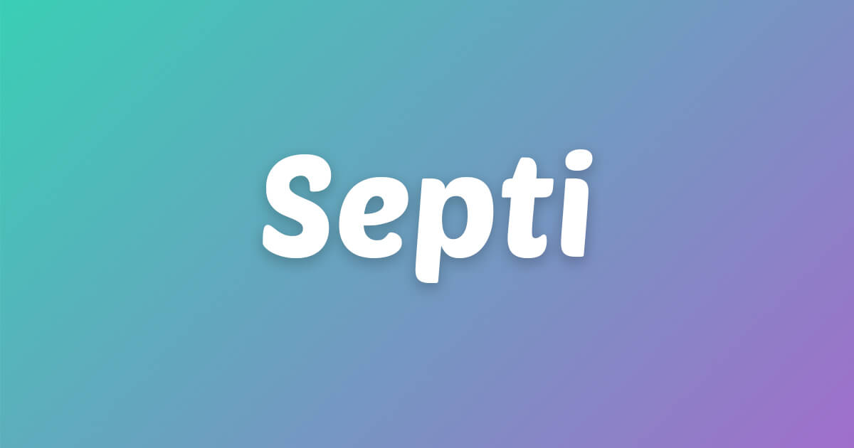 Lagu ulang tahun Septi