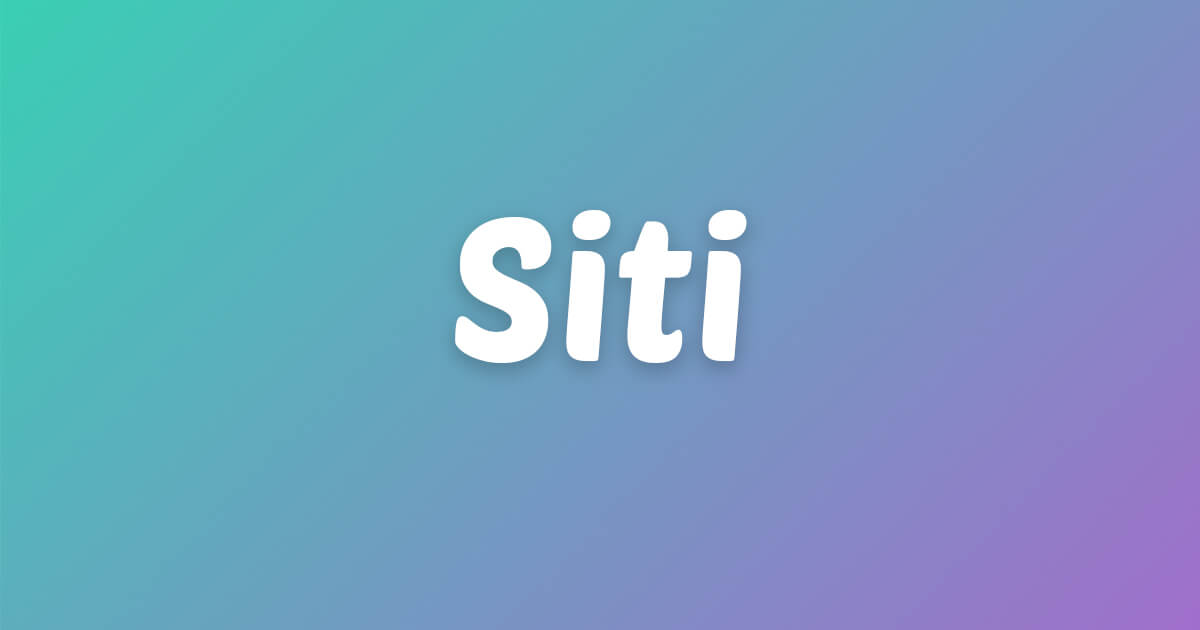 Lagu ulang tahun Siti