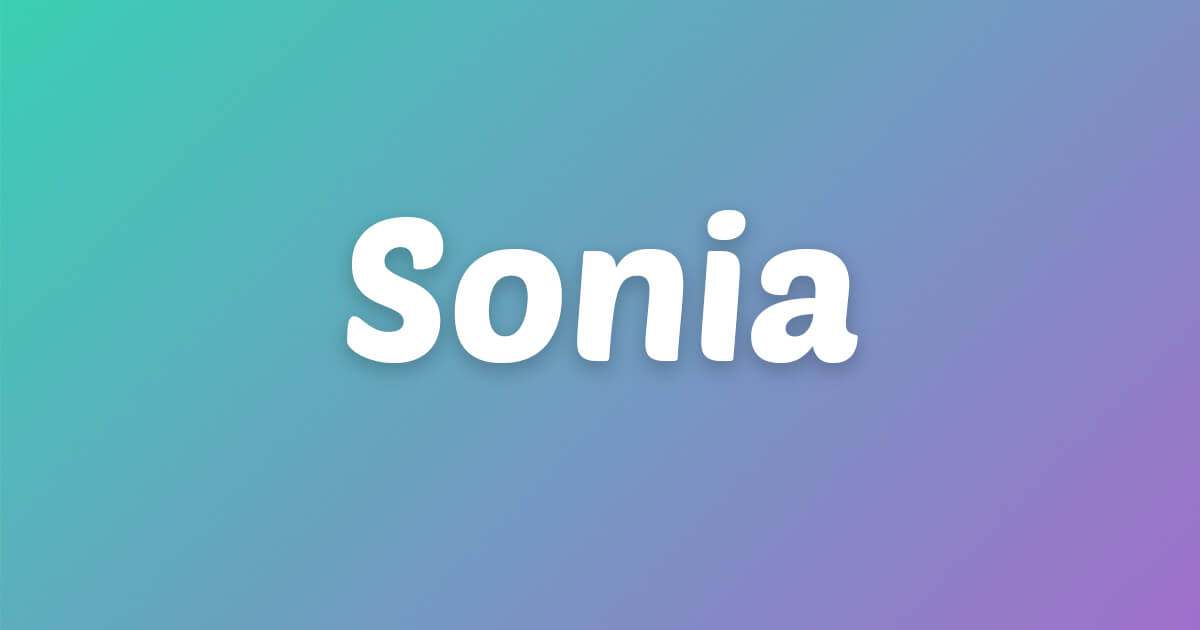 Lagu ulang tahun Sonia