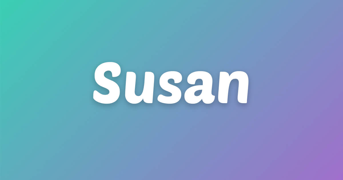 Lagu ulang tahun Susan
