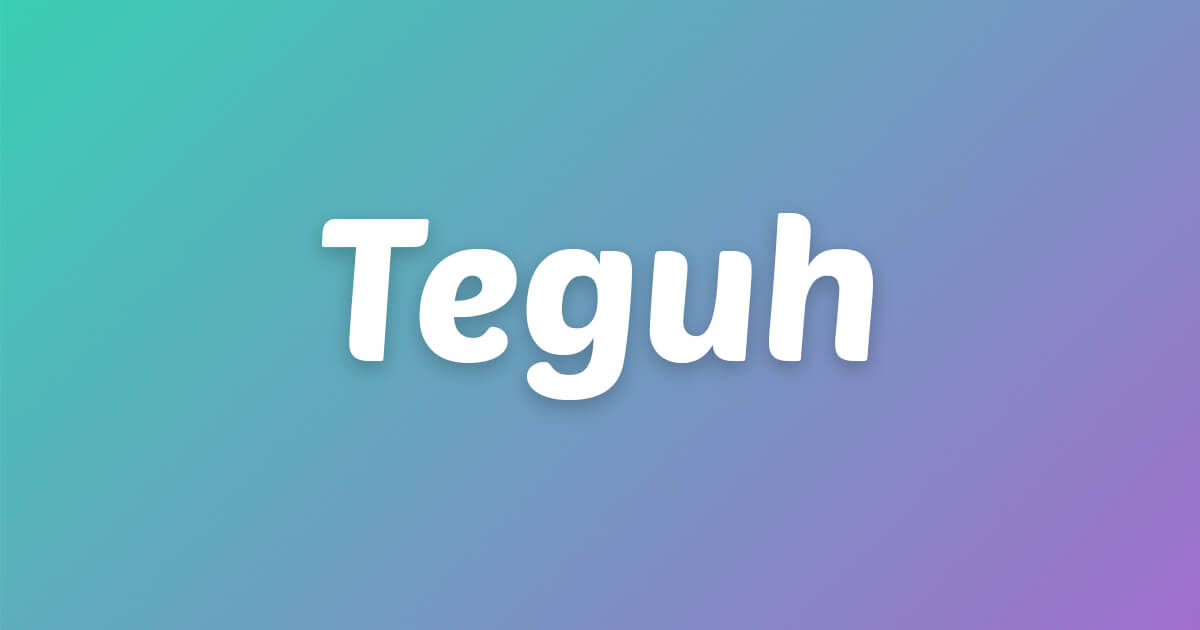 Lagu ulang tahun Teguh