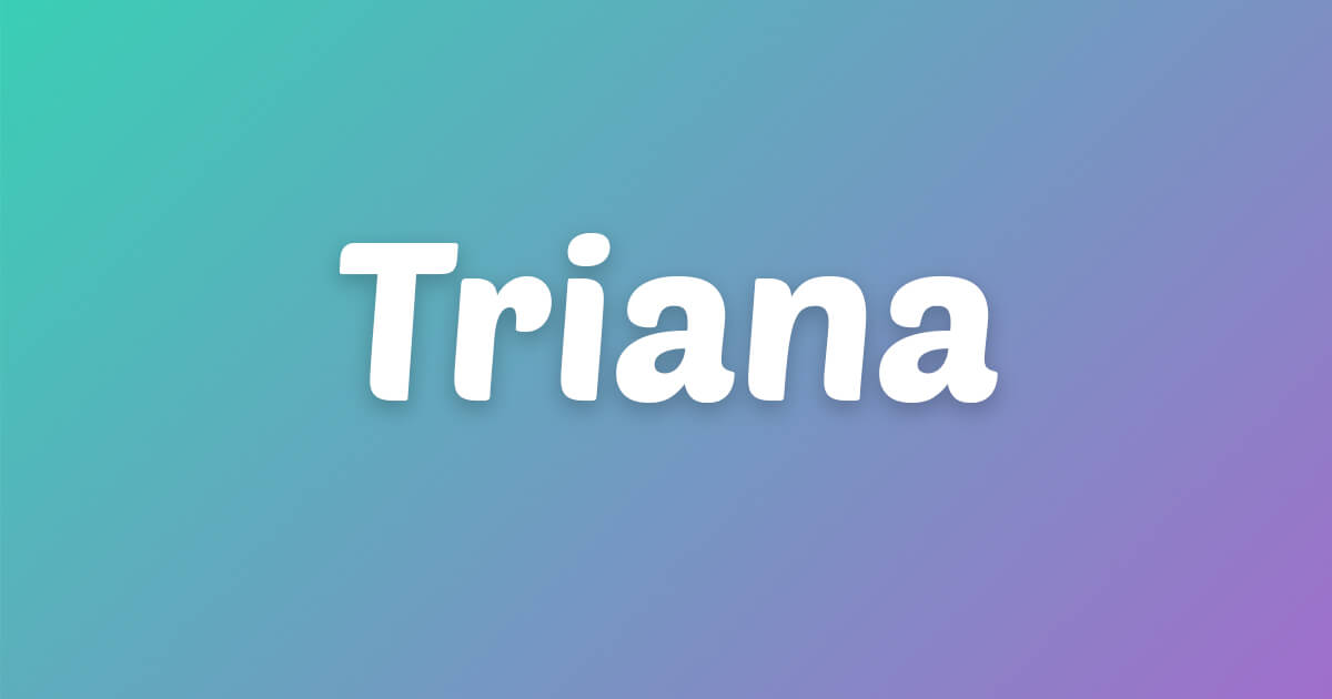 Lagu ulang tahun Triana