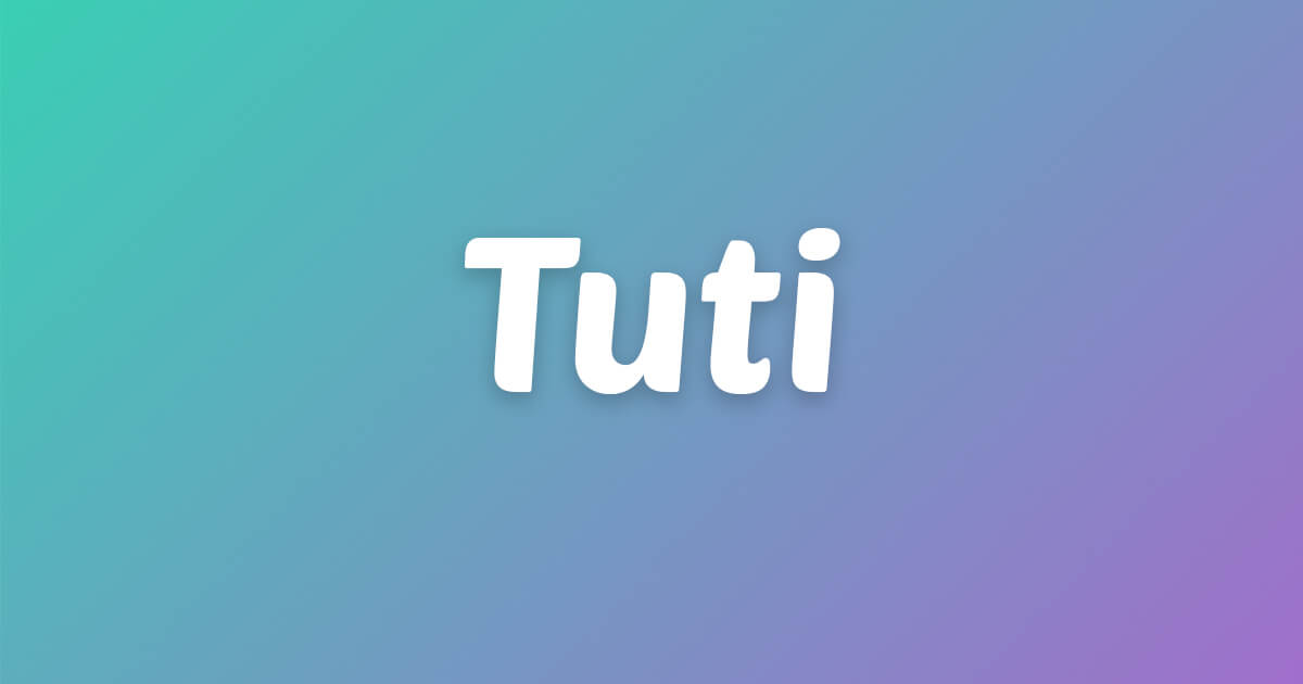 Lagu ulang tahun Tuti