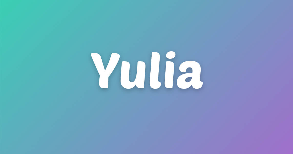 Lagu ulang tahun Yulia