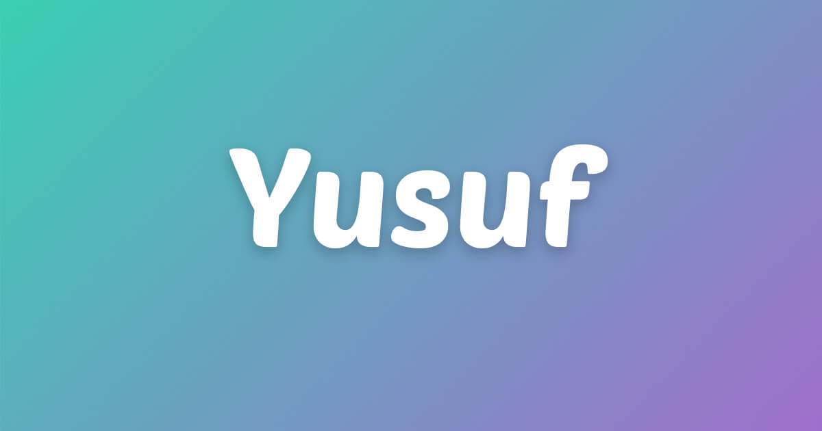 Lagu ulang tahun Yusuf