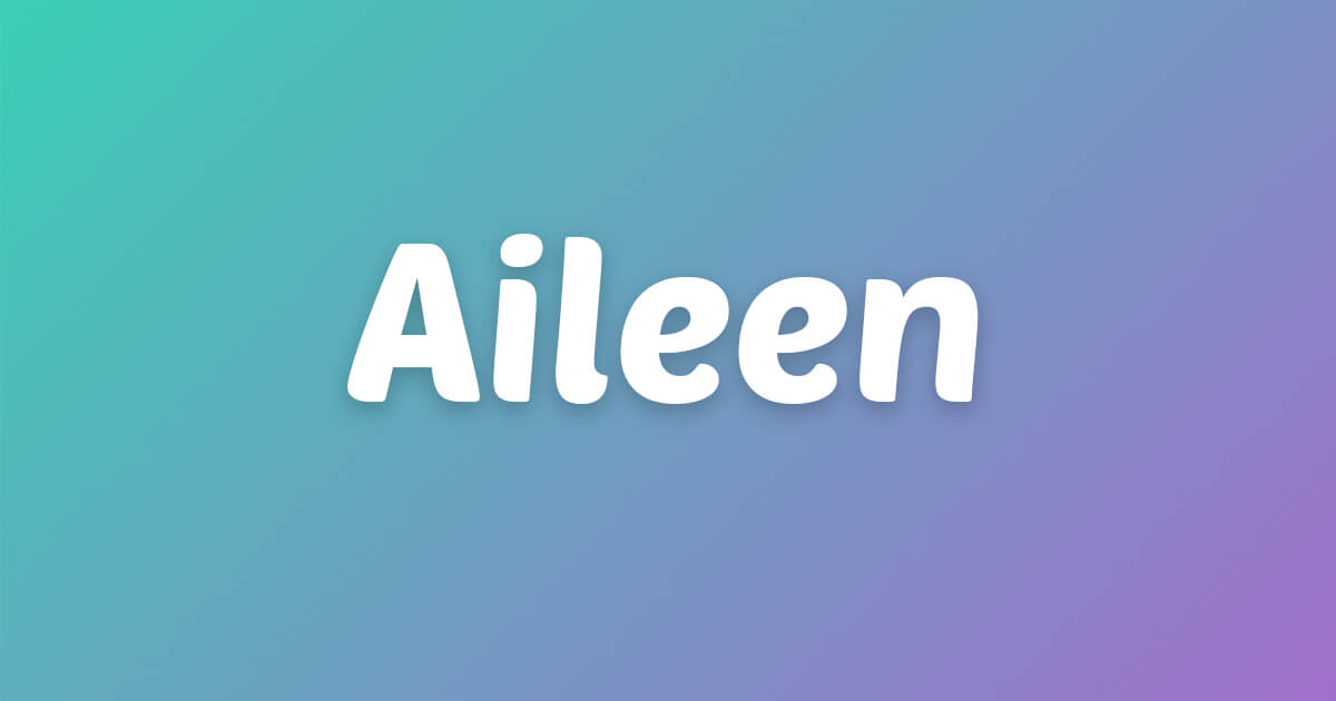 Lagu ulang tahun Aileen