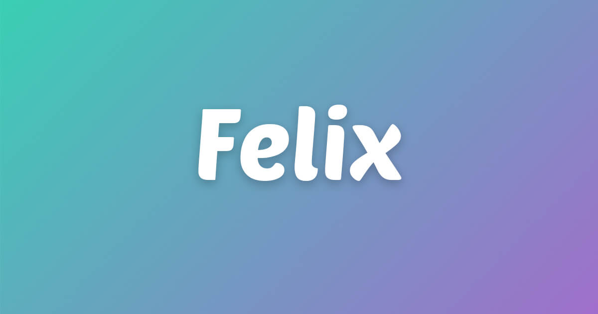 Lagu ulang tahun Felix
